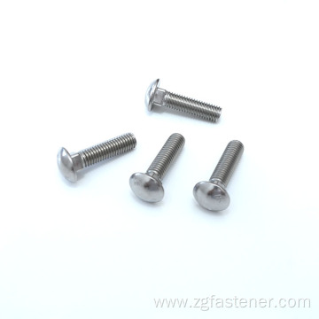 Metric steel round head bolts